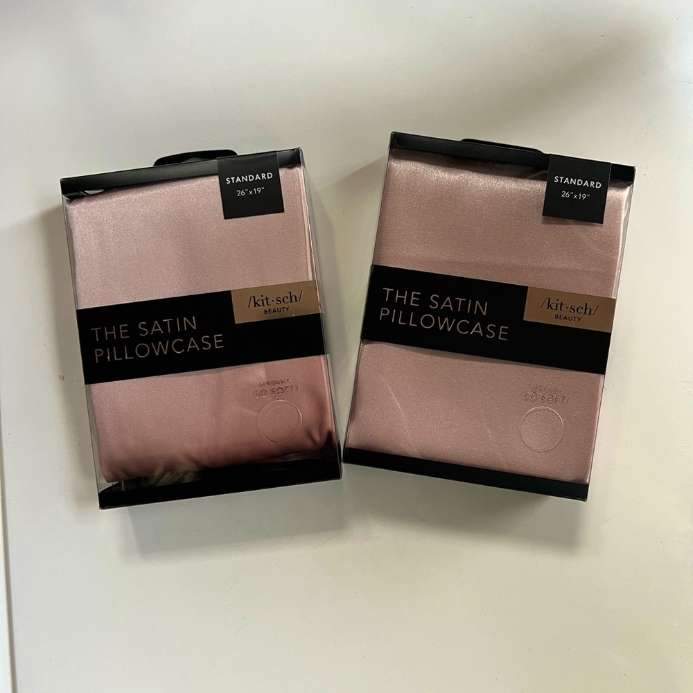 Kitsch Satin Pillowcases (set of 2)